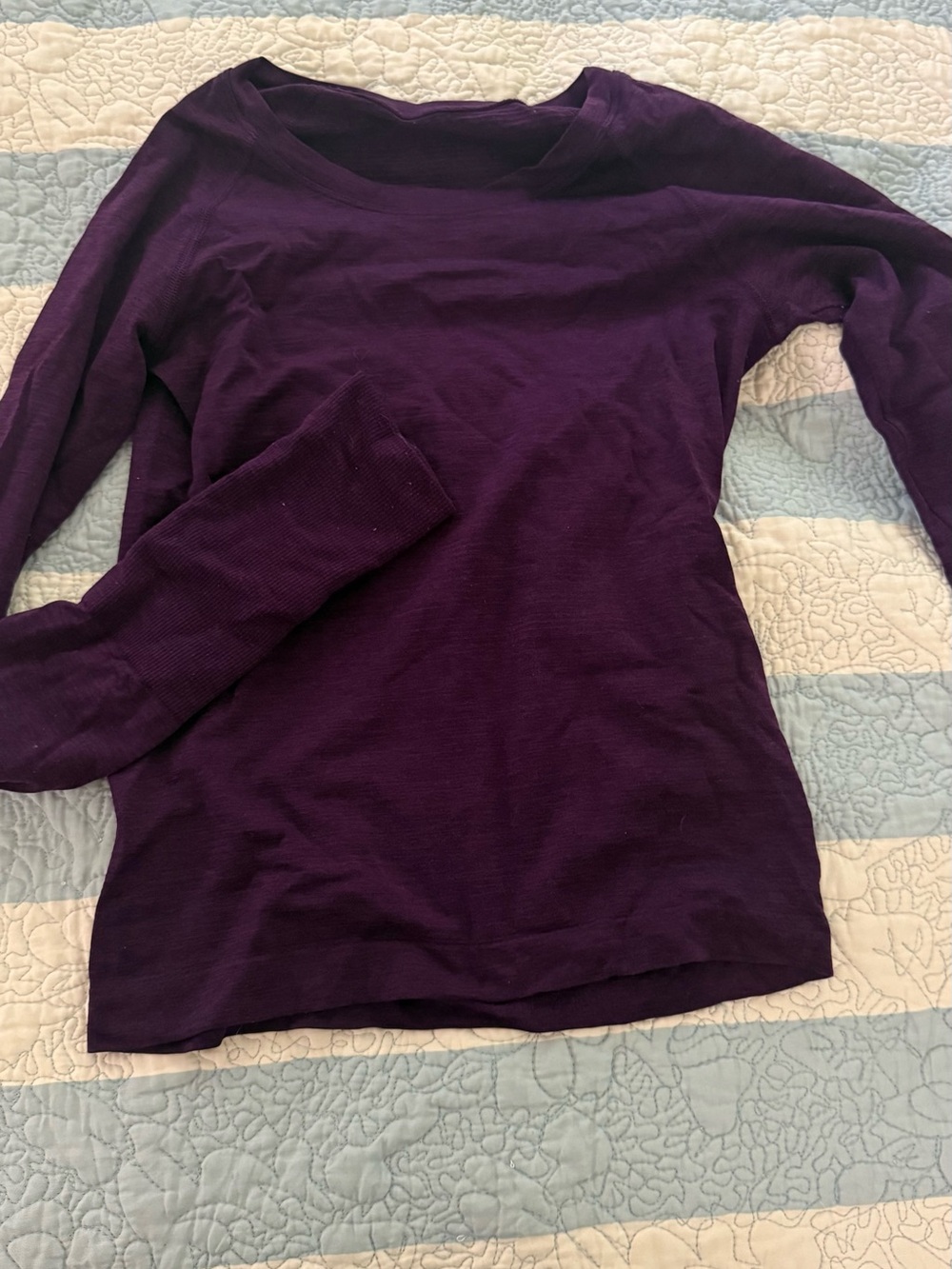 lululemon athletica racer lengthLong Sleeve  - Deep Purple